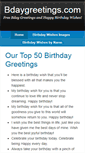 Mobile Screenshot of bdaygreetings.com